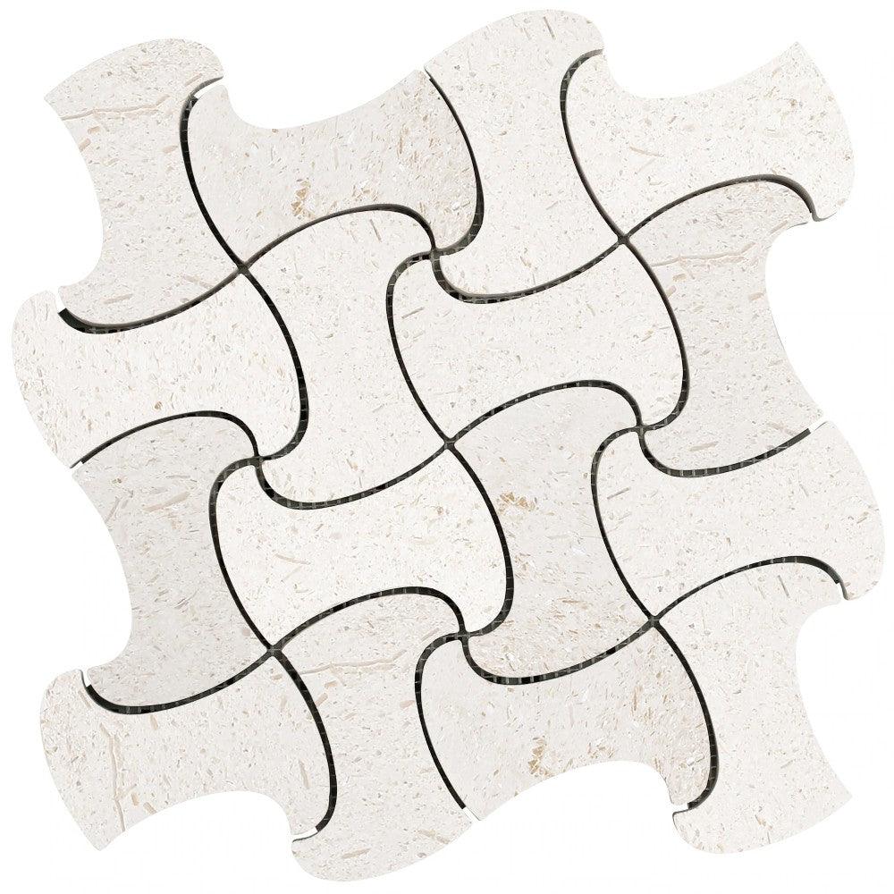 Shell Stone Limestone Fusion Design on 12