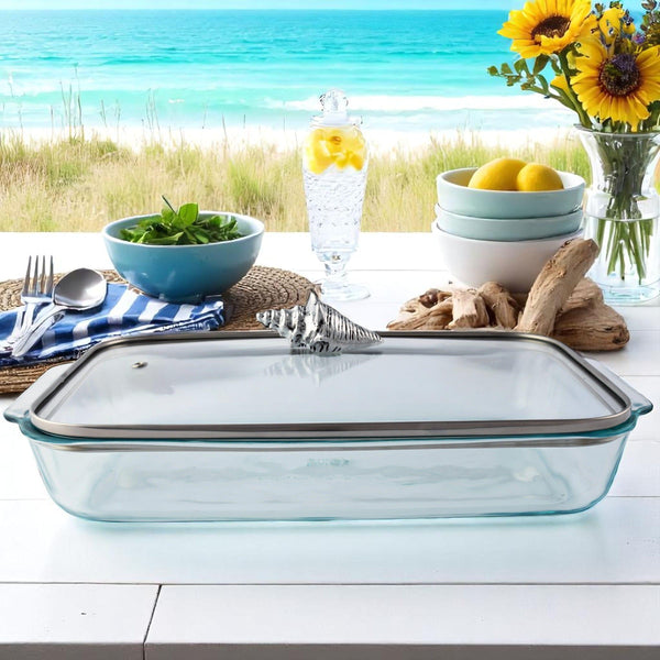 Shell Lid with Pyrex 3 quart Baking Dish