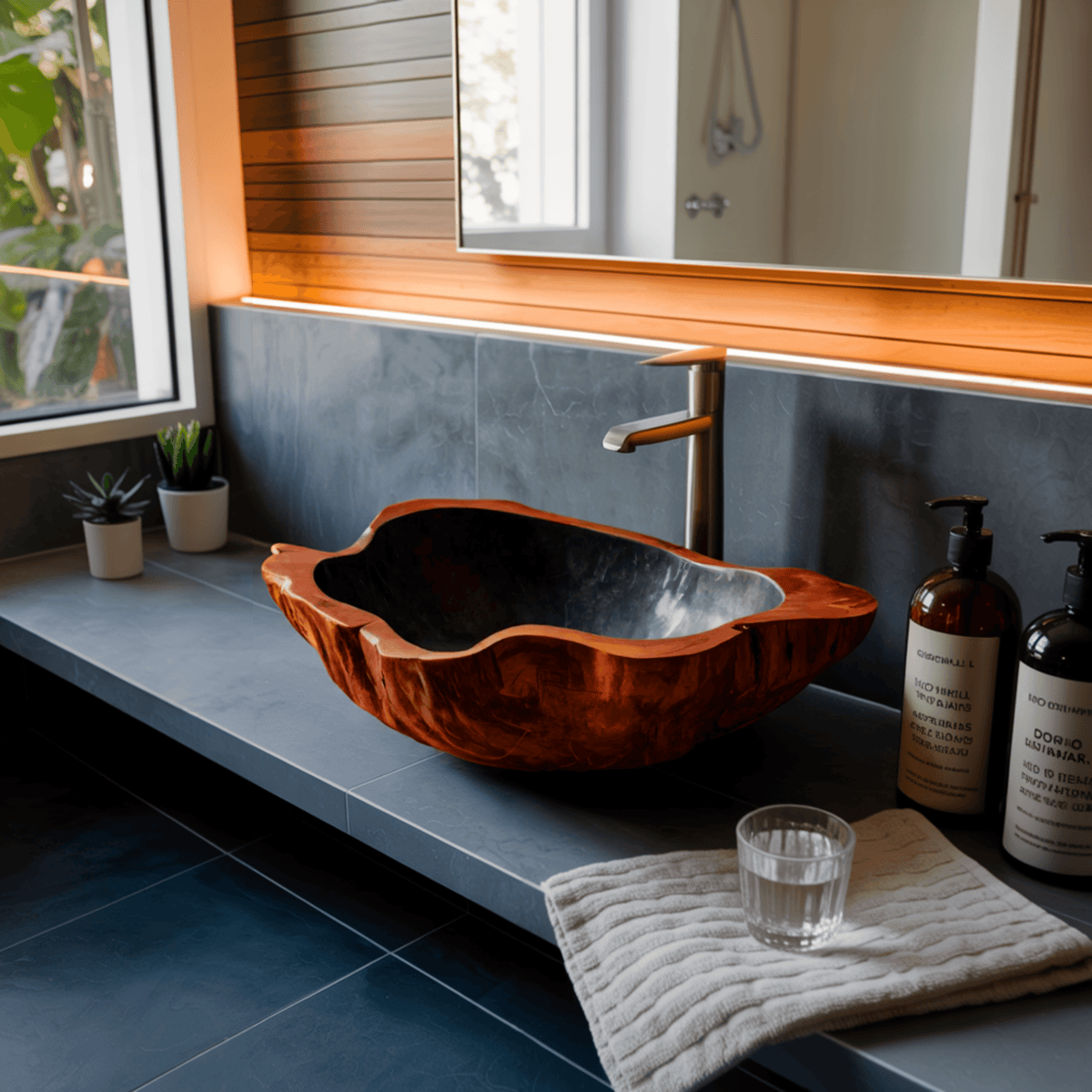 Shellform Organic Wood Vessel Sink