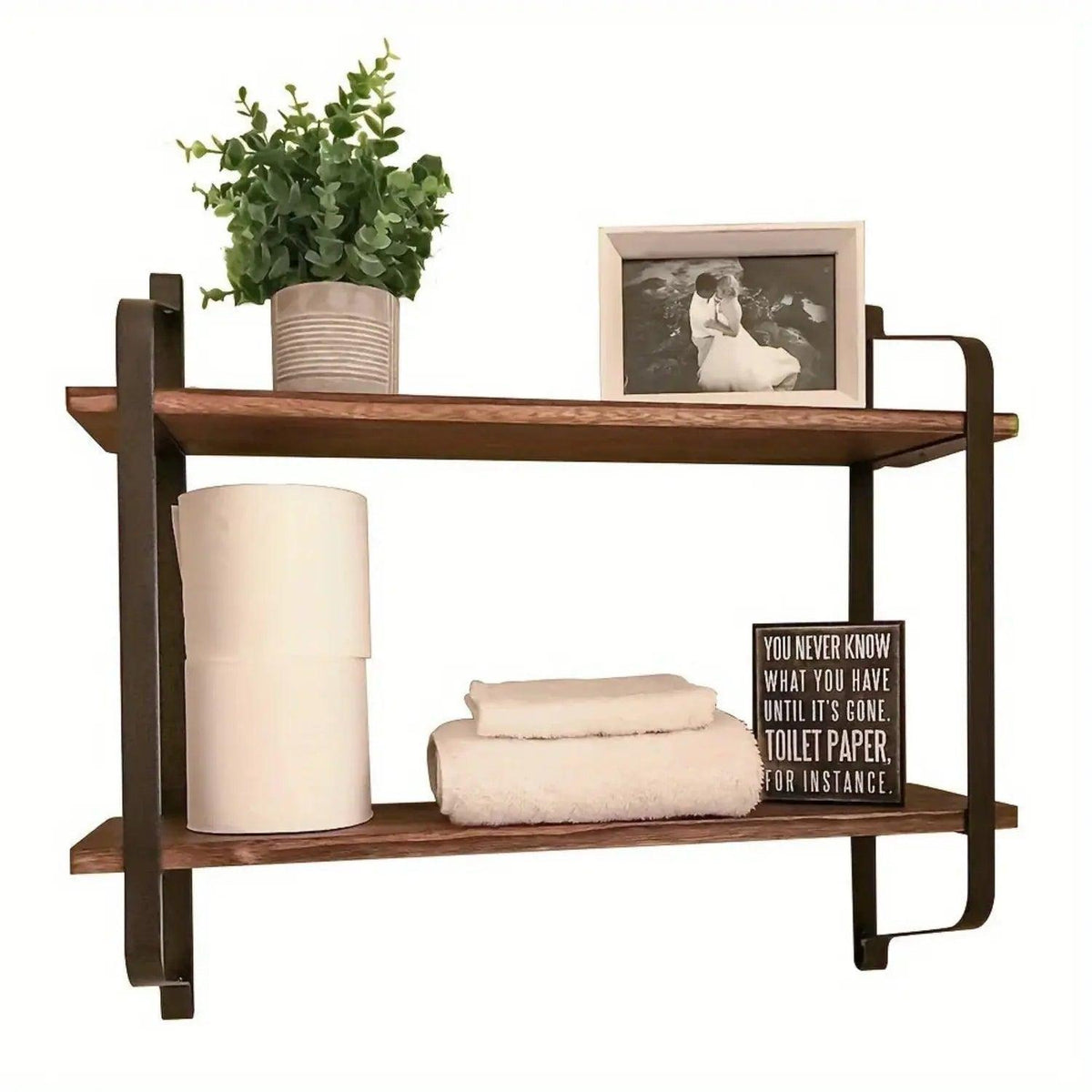 Shelves - Dual Layer Wooden Wall