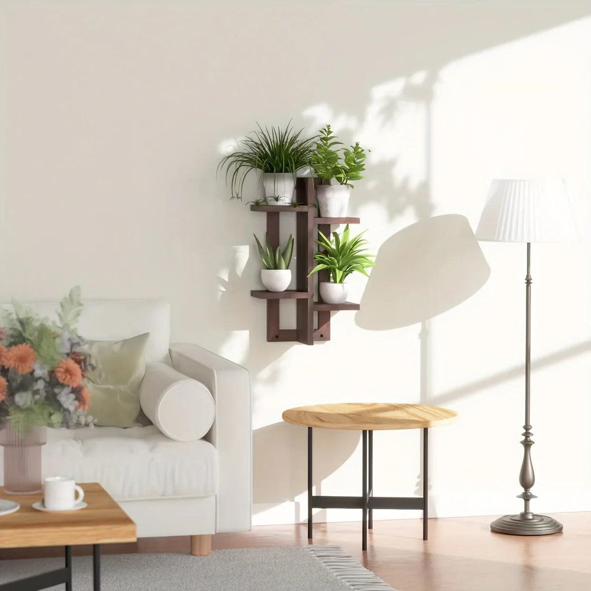 Shelves - Floating Wood Brown