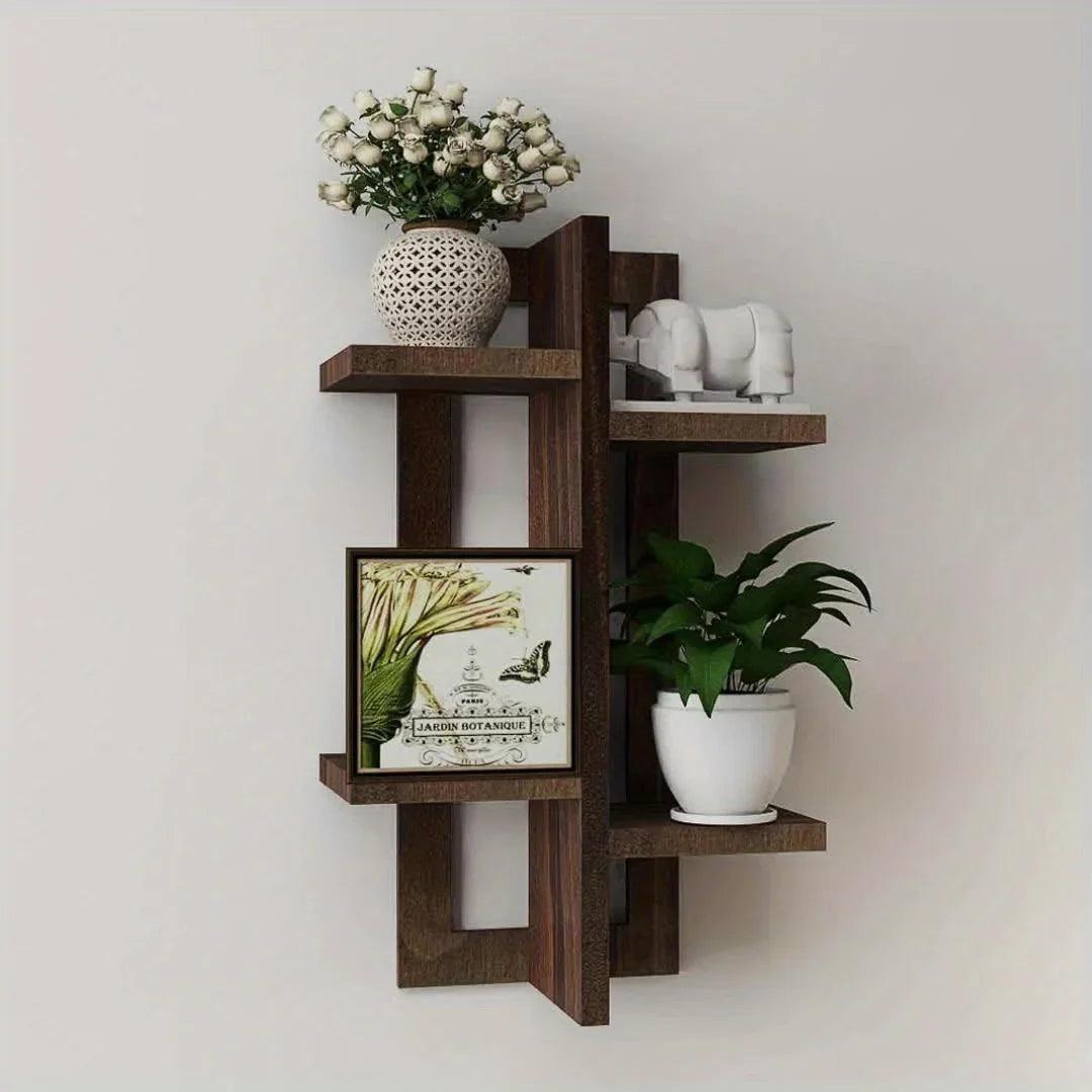 Shelves - Floating Wood Brown