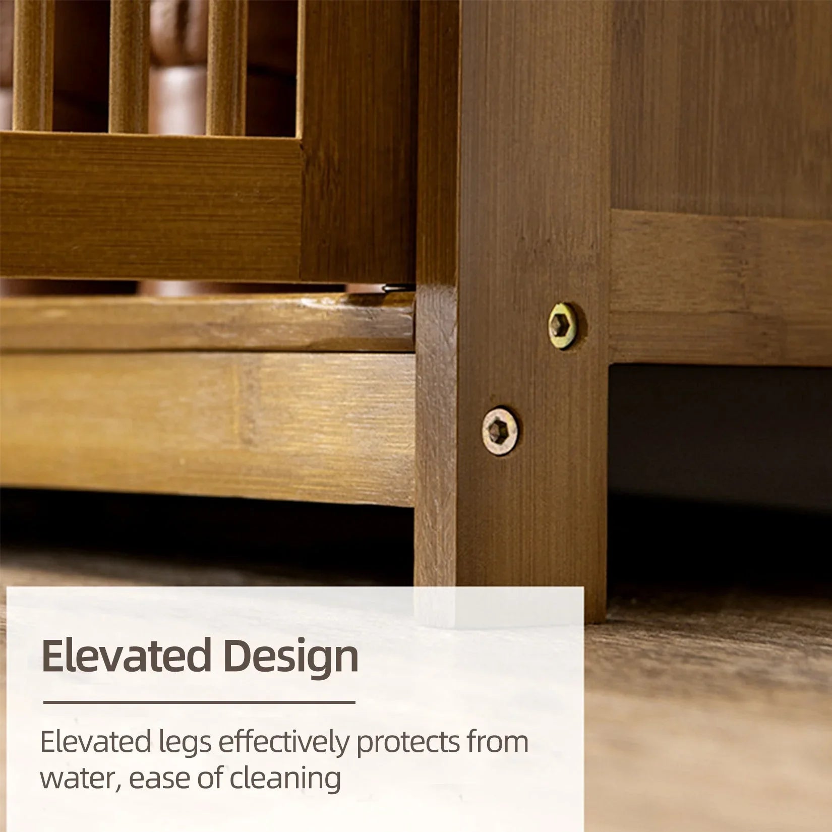 Shoe Cabinet - 4 Tier Wood