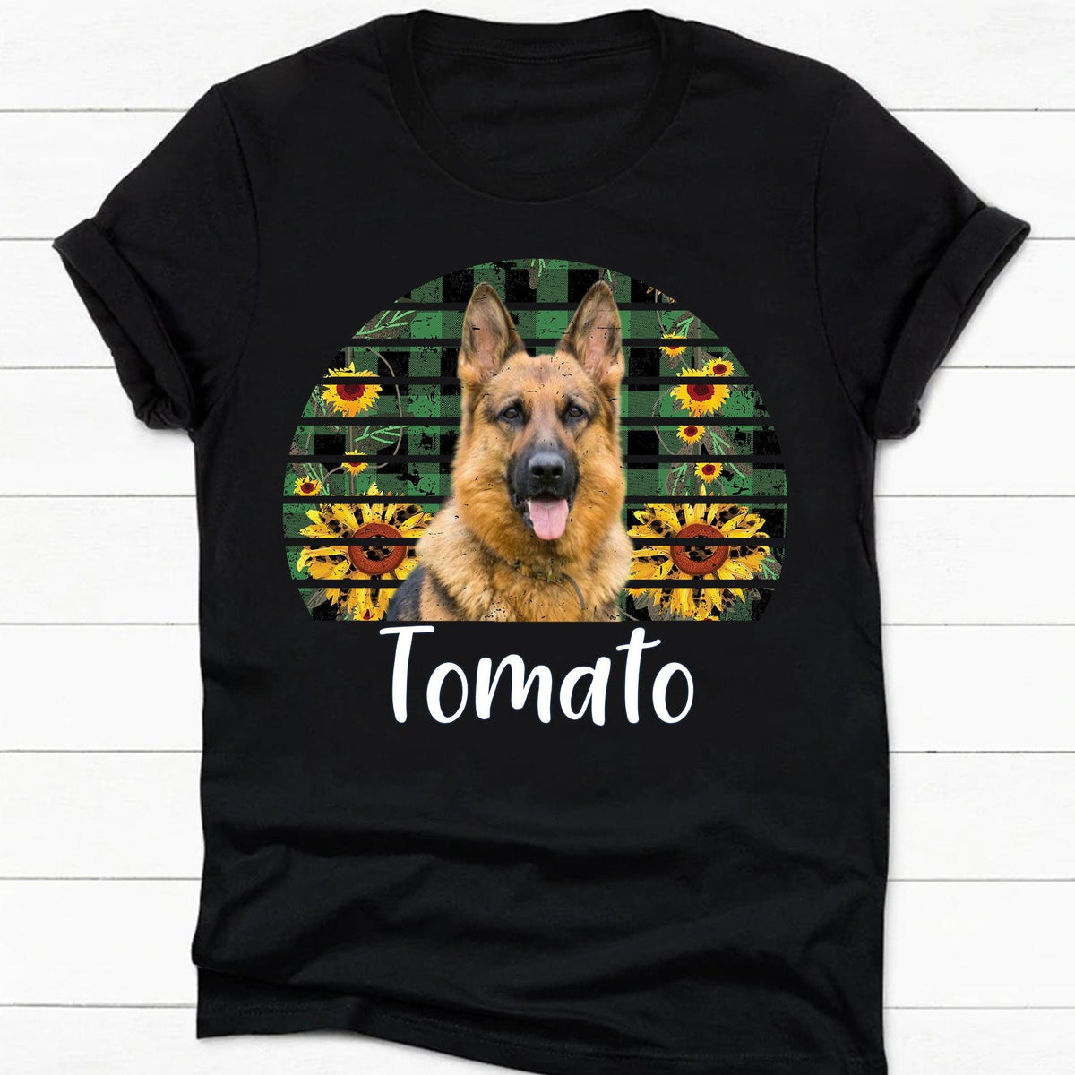 Dog Cat Vintage Retro Photo Shirt, Custom Photo Shirt