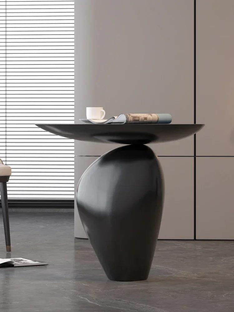 Side Table - Cobblestone Wooden Small