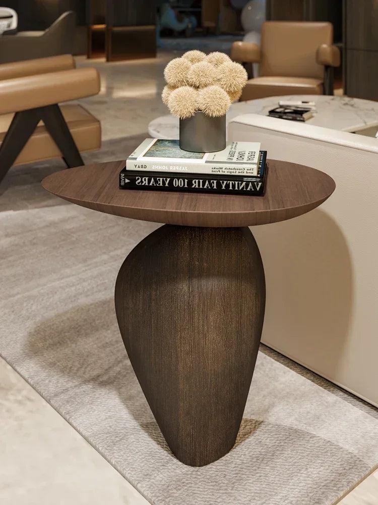 Side Table - Cobblestone Wooden Small