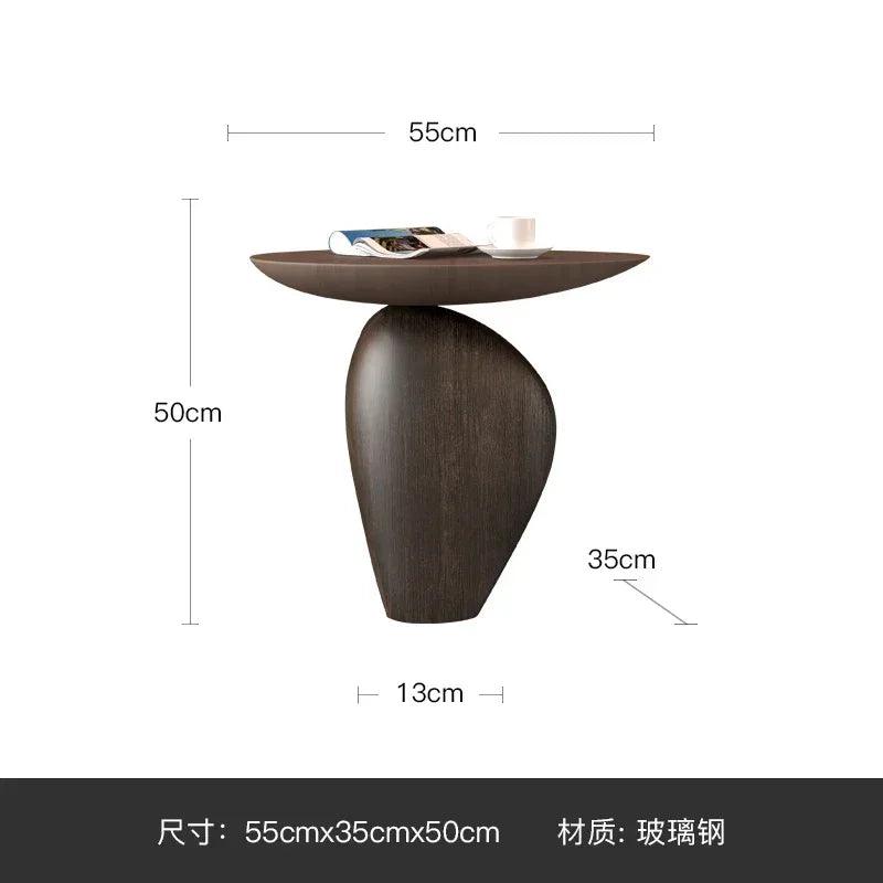 Side Table - Cobblestone Wooden Small