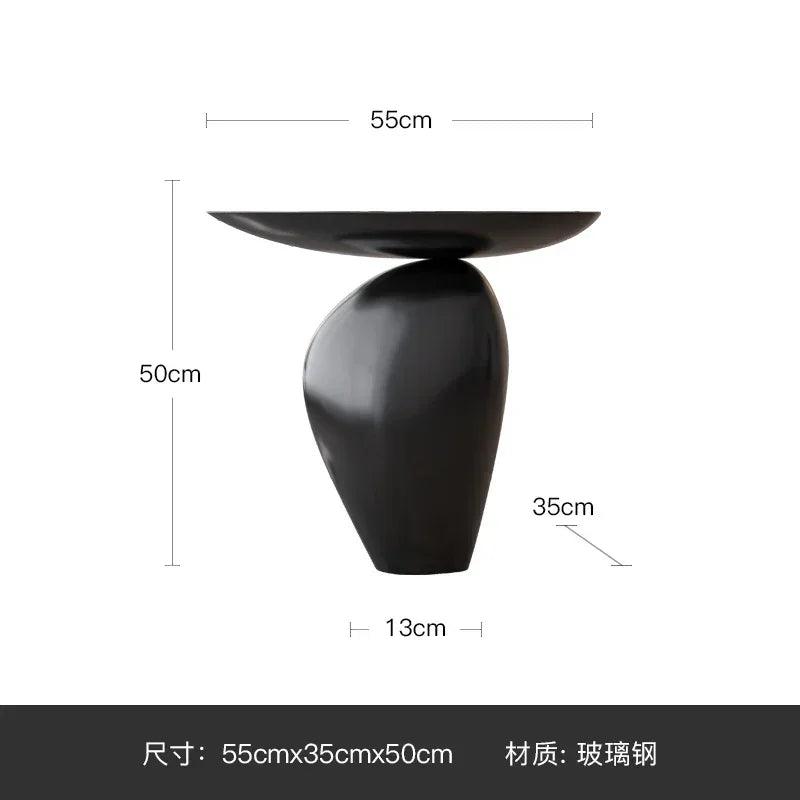 Side Table - Cobblestone Wooden Small