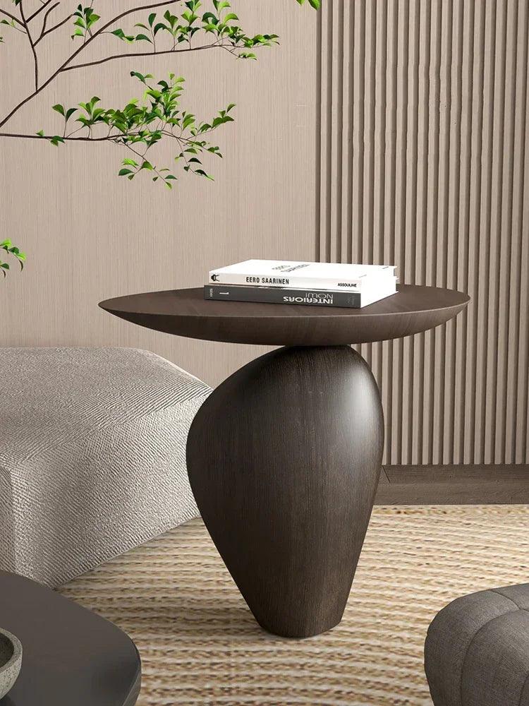 Side Table - Cobblestone Wooden Small
