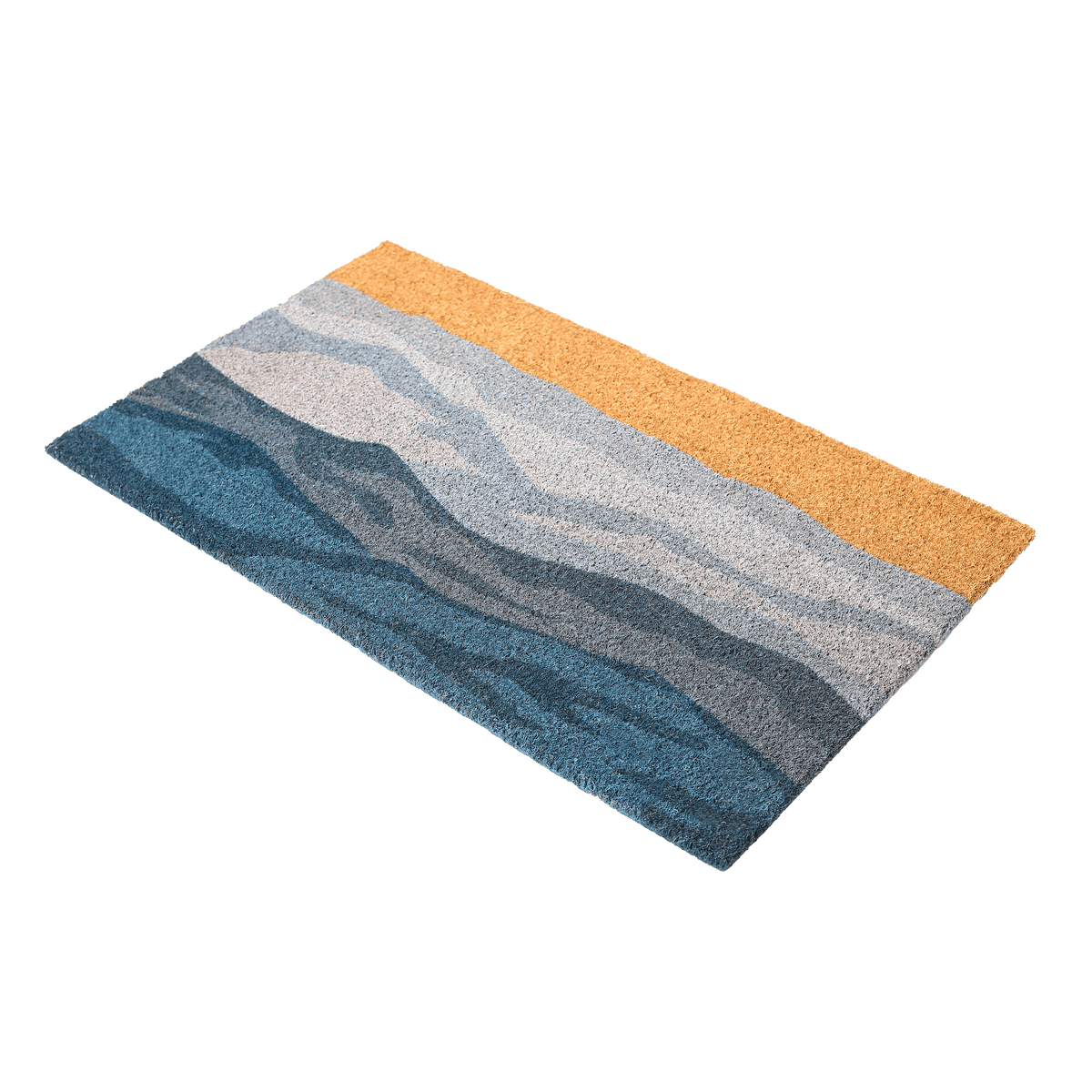 Shades of Sea - Blue Coir Doormat