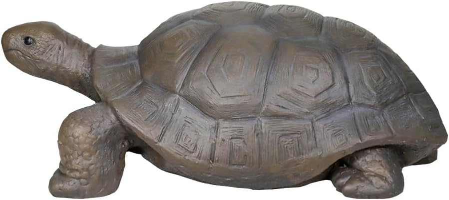 Concrete Turtle Garden Statue Giant 29 Inch Long