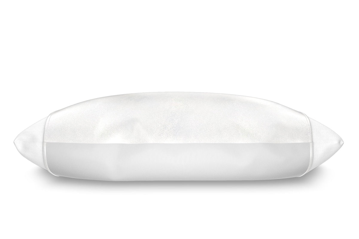 Off-White Ivory Silk Pillow Sleeve.