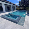 Solto White Tumbled Marble Pavers 16"x24"-24"x24" - 16"x24" / Marble / Tumbled