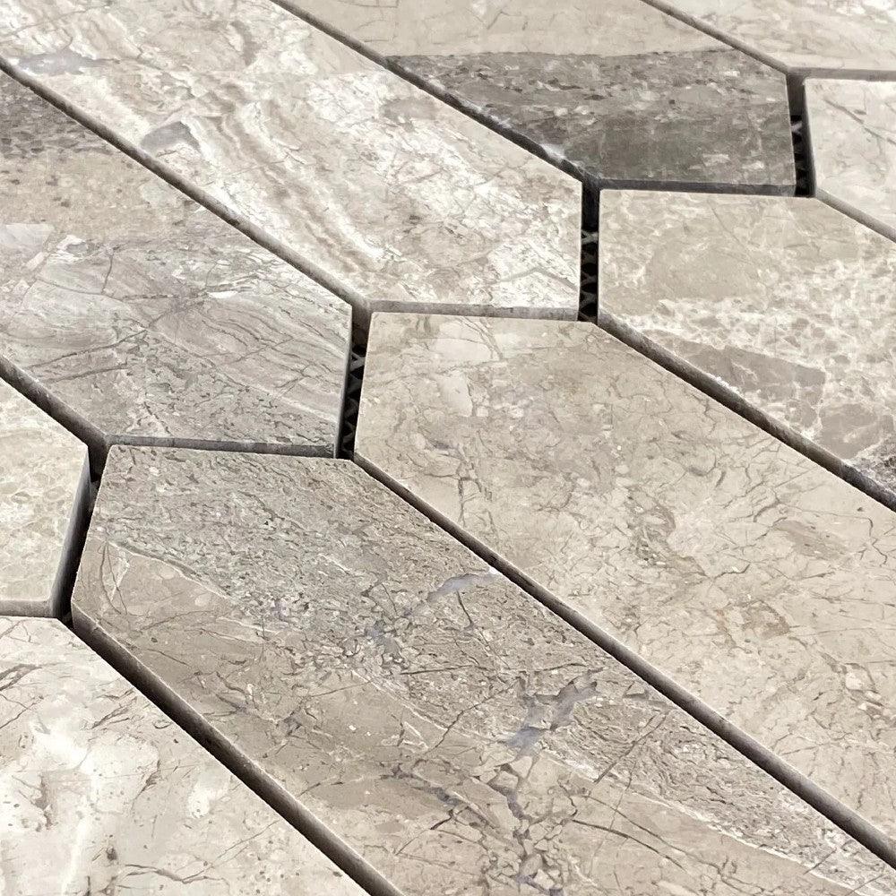 Silver Shadow Marble Strada Design on 12