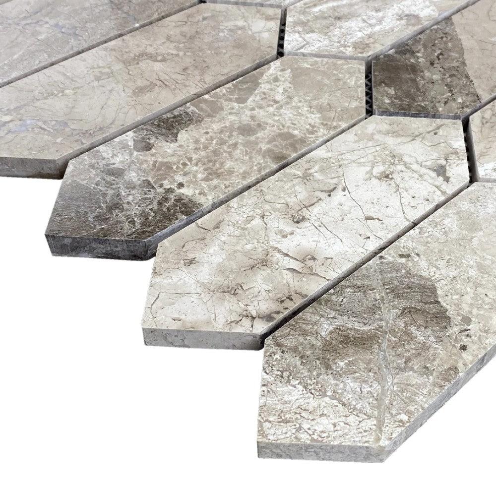 Silver Shadow Marble Strada Design on 12