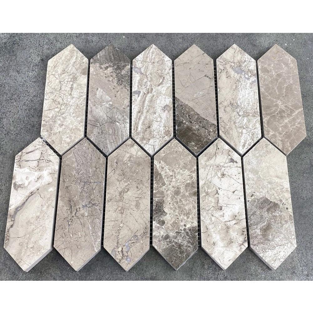 Silver Shadow Marble Strada Design on 12