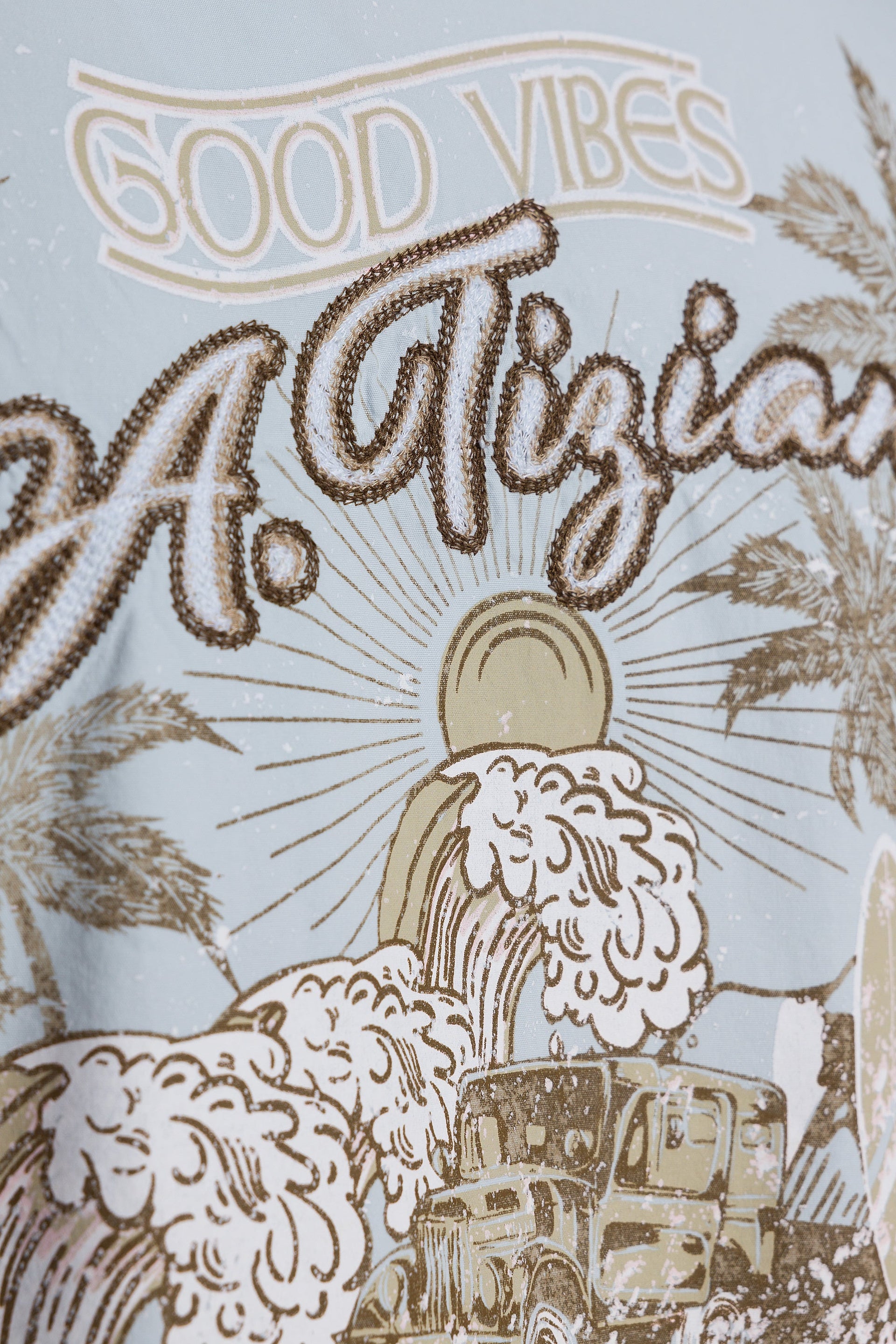 Simon | Stretch Twill Camp Shirt