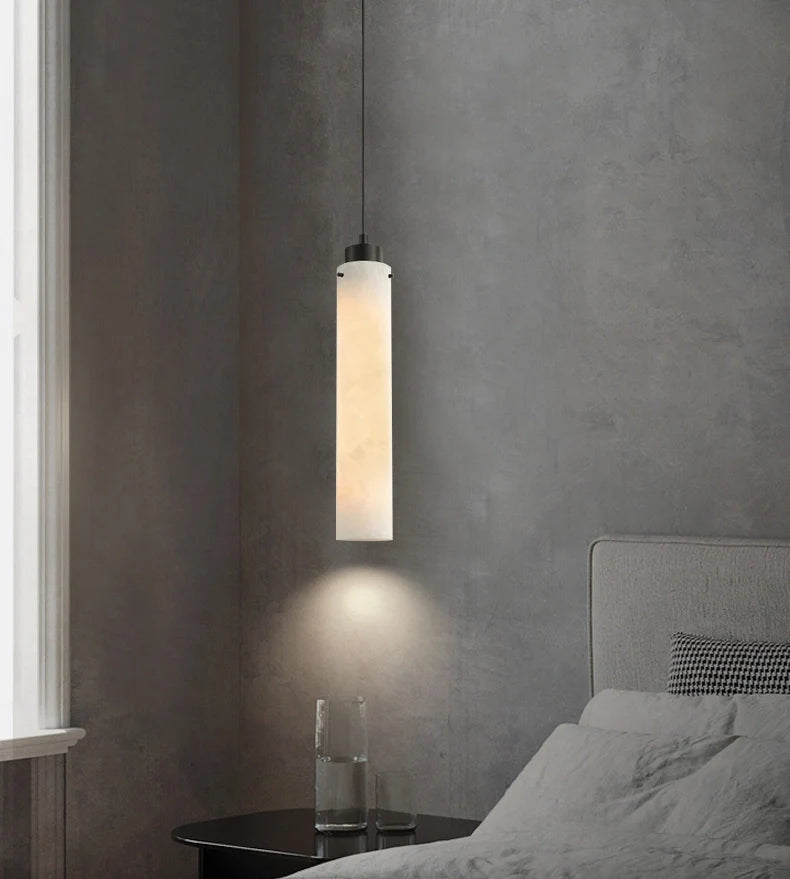 Simple Alabaster Pendant Lamp