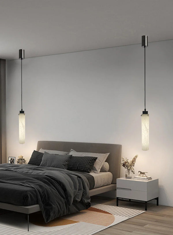 Simple Alabaster Pendant Lamp