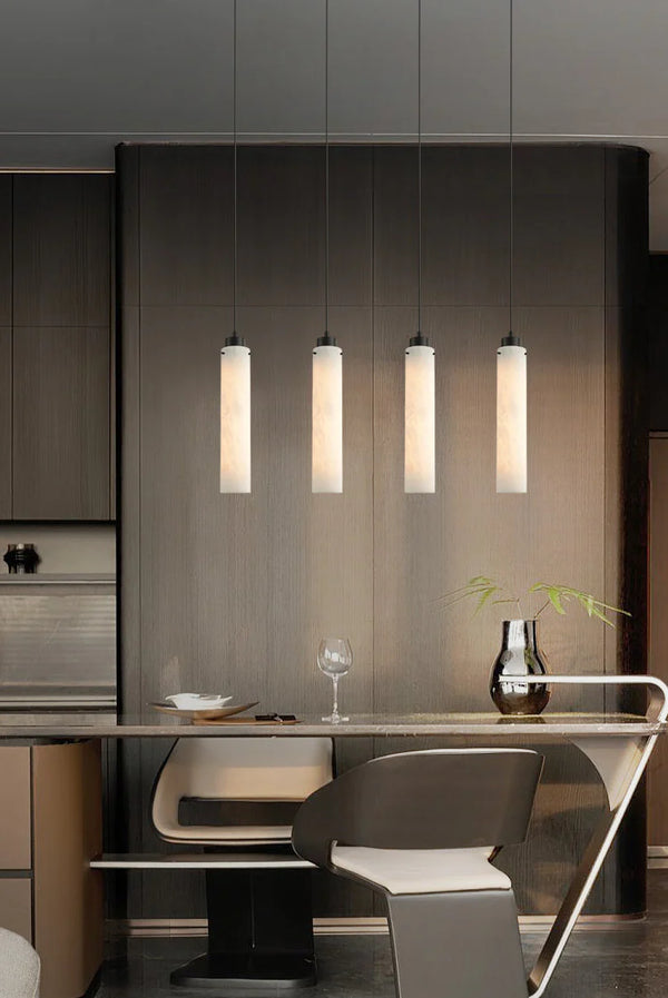 Simple Alabaster Pendant Lamp