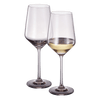 Tonal Stemmed Wine Glassware, Smoke Grey, Set of 2