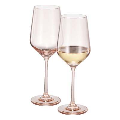 Tonal Stemmed Wine Glassware, Tan, Set of 2