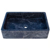 Natural Stone Sirius Black Marble Farmhouse Sink Polished  (W)16