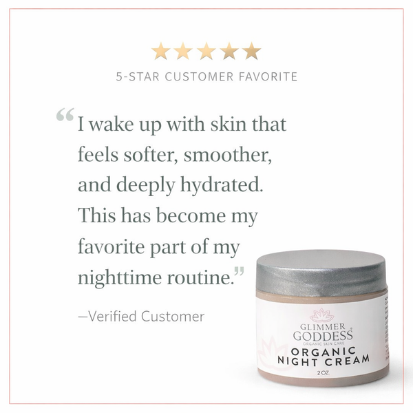 Organic Skin Renewal Night Cream 2 oz – Anti-Aging
