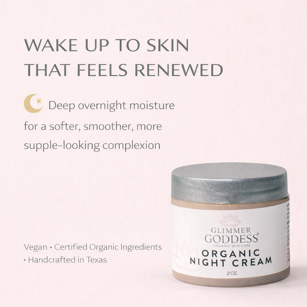 Organic Skin Renewal Night Cream 2 oz – Anti-Aging