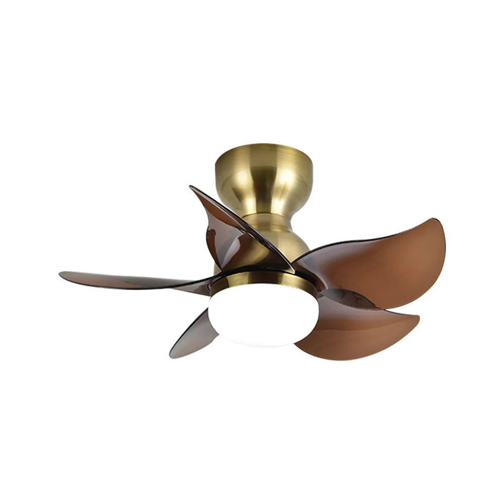 Small 5 Blades Ceiling Fan Lamp