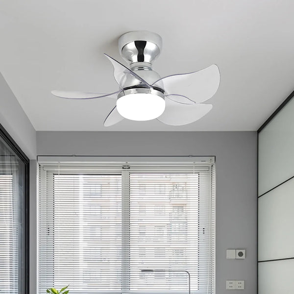 Small 5 Blades Ceiling Fan Lamp