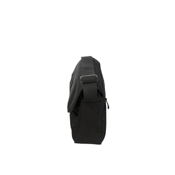 Small Black Nylon Messenger Bag