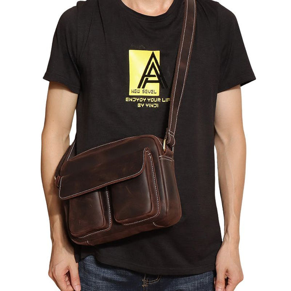 Small Cow Leather Crossbody Bag