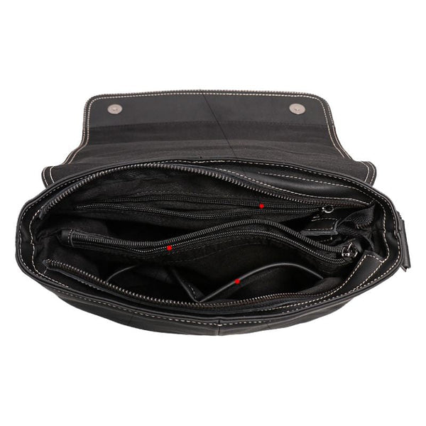 Medium Cow Leather Messenger Bag