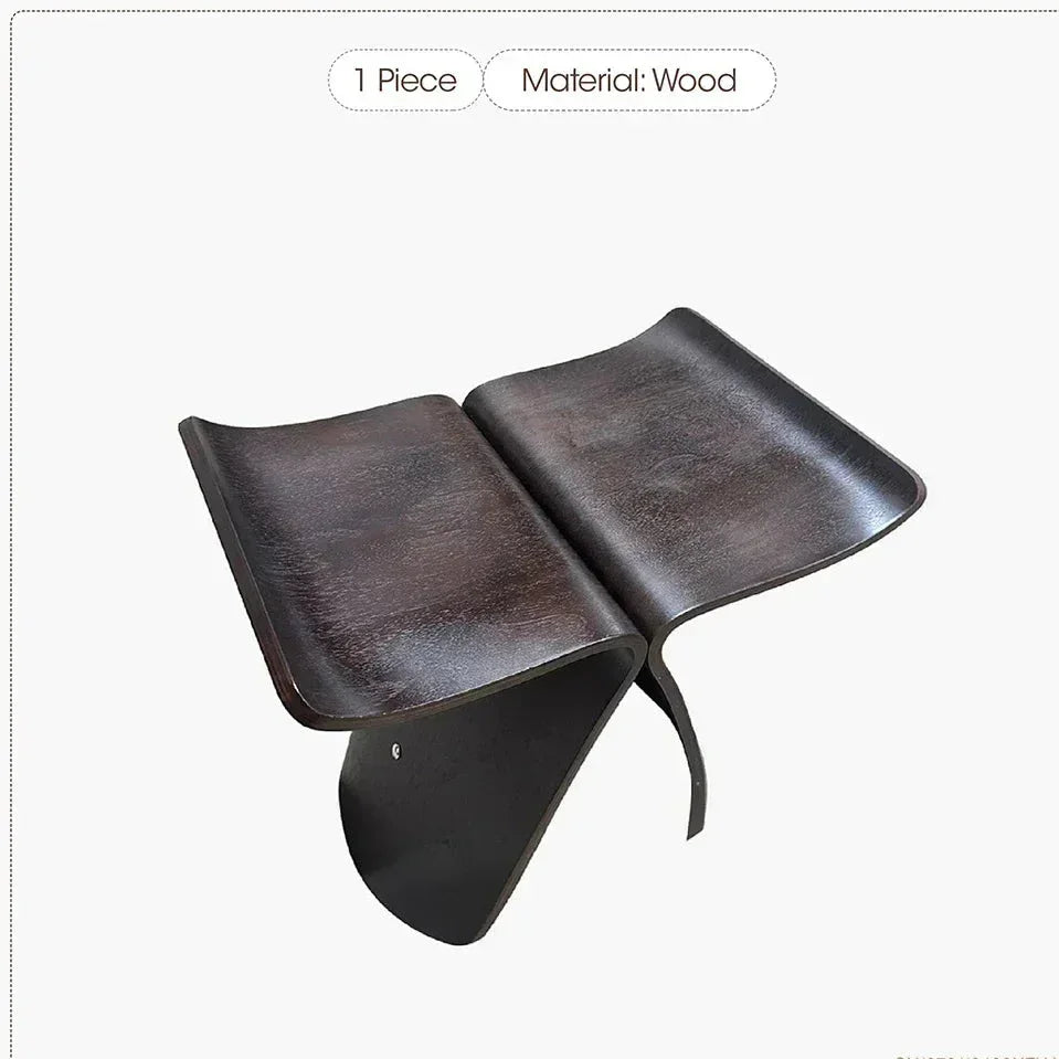Small Stool Ottoman Storage for Apartment Living Spaces