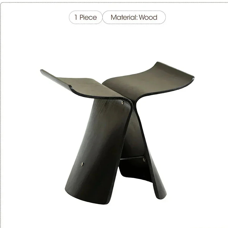 Small Stool Ottoman Storage for Apartment Living Spaces