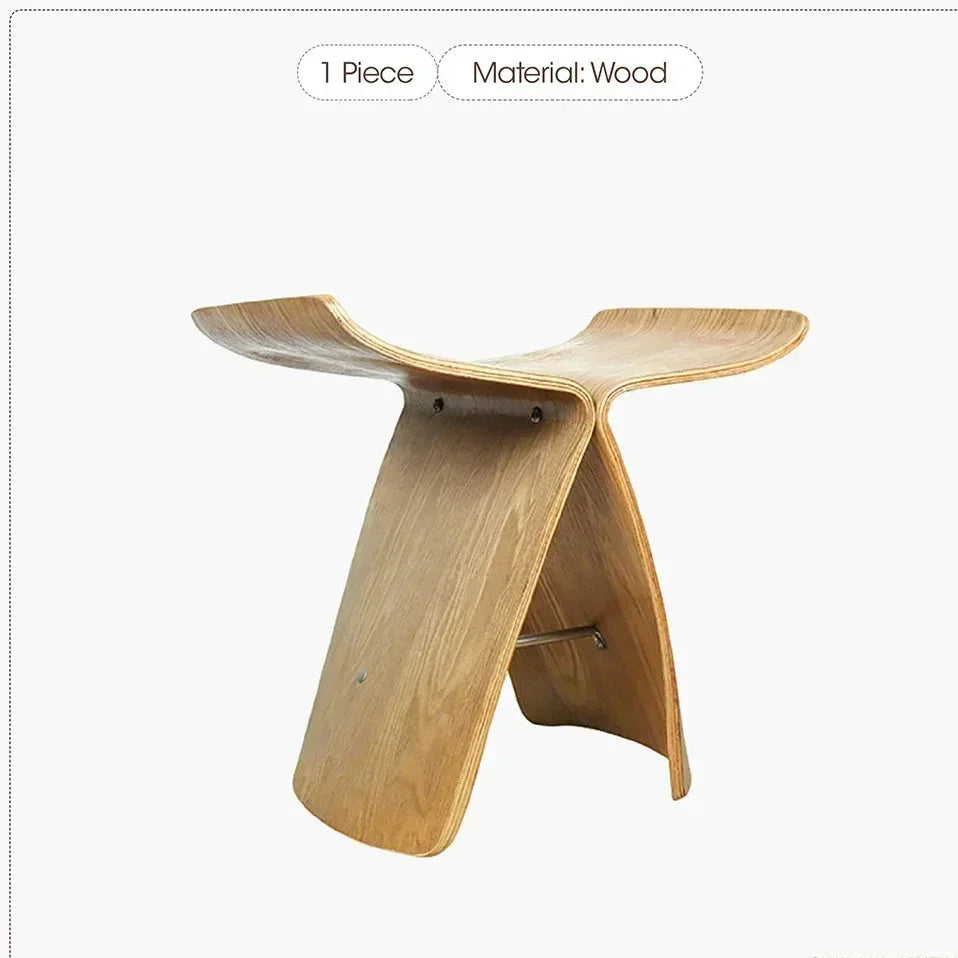 Small Stool Ottoman Storage for Apartment Living Spaces