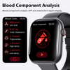 Smart Watch for Men Women Health: Blood Sugar Monitor Blood Lipids Uric Acid