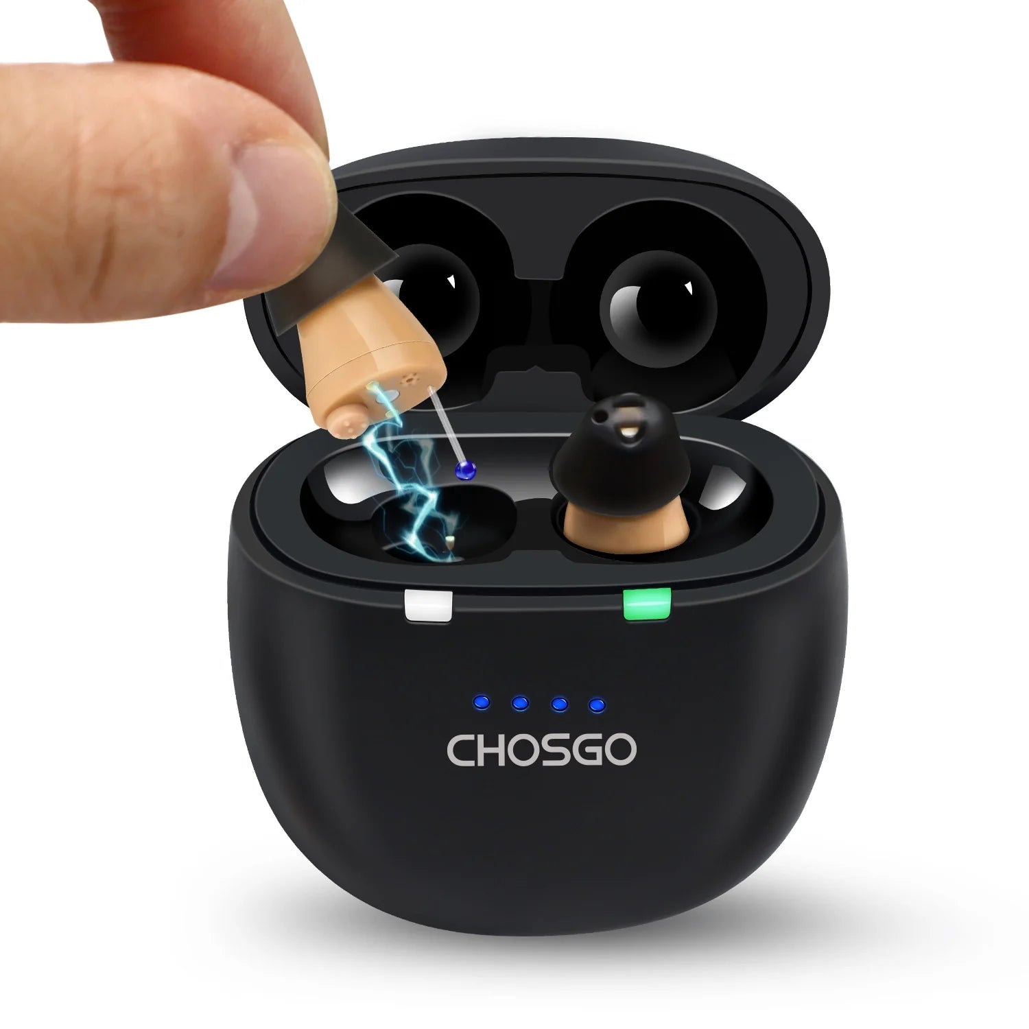 SmartU Rechargeable Bluetooth Hearing Aids + 2-Year Protection Plan – CHOSGO