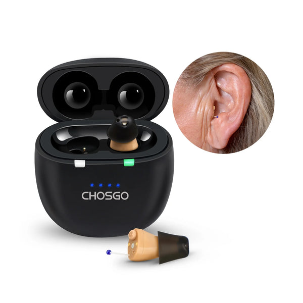 SmartU Rechargeable Bluetooth Hearing Aids + 2-Year Protection Plan – CHOSGO