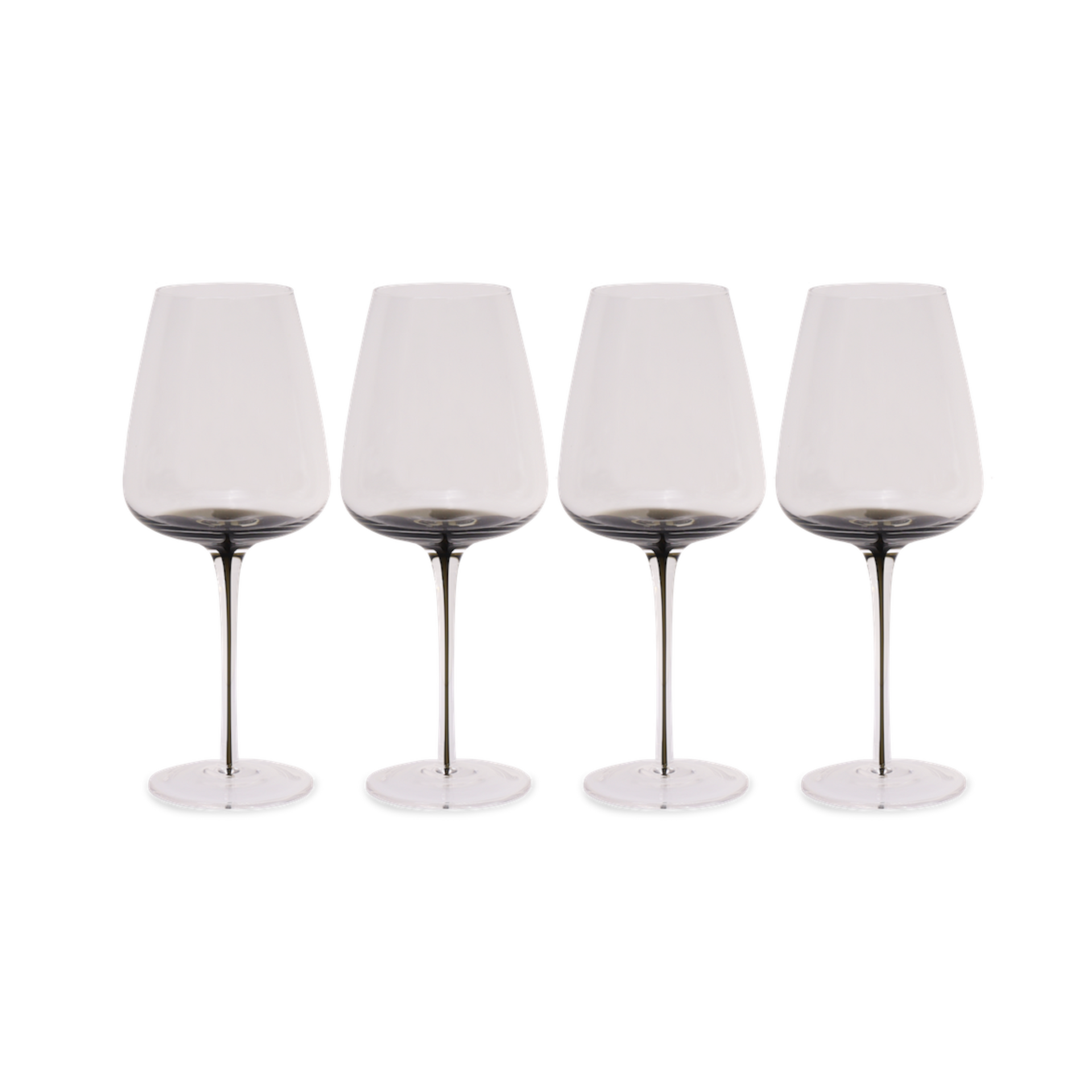 Smoke Stem White Wine Glasses