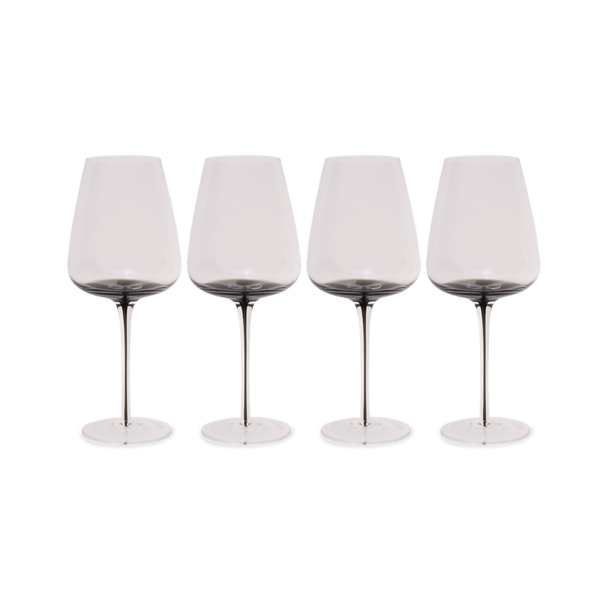 Smoke Stem White Wine Glasses