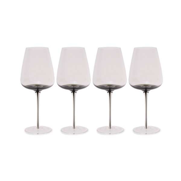 Smoke Stem White Wine Glasses