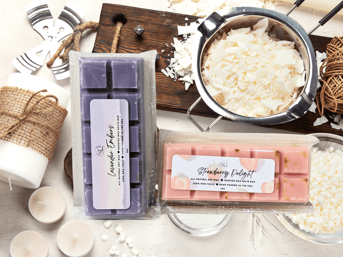 Holiday Gift Wax Melts Bar – Seasonal Hues | 18 Signature Scents