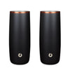 Stainless Steel Highball Cocktail Glass Set, Set of 2 - Black