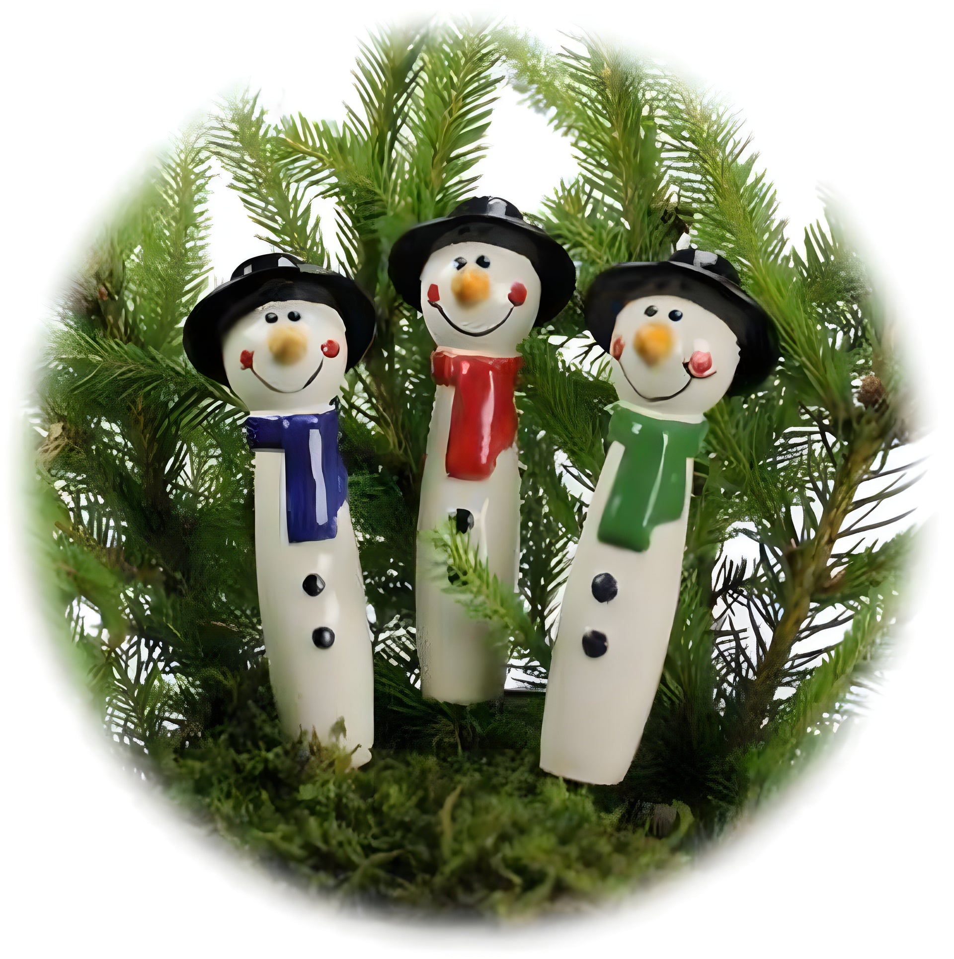 Snowmen with Hat and Scarf - 9