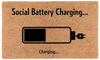 Social Battery Charging Coir Mat