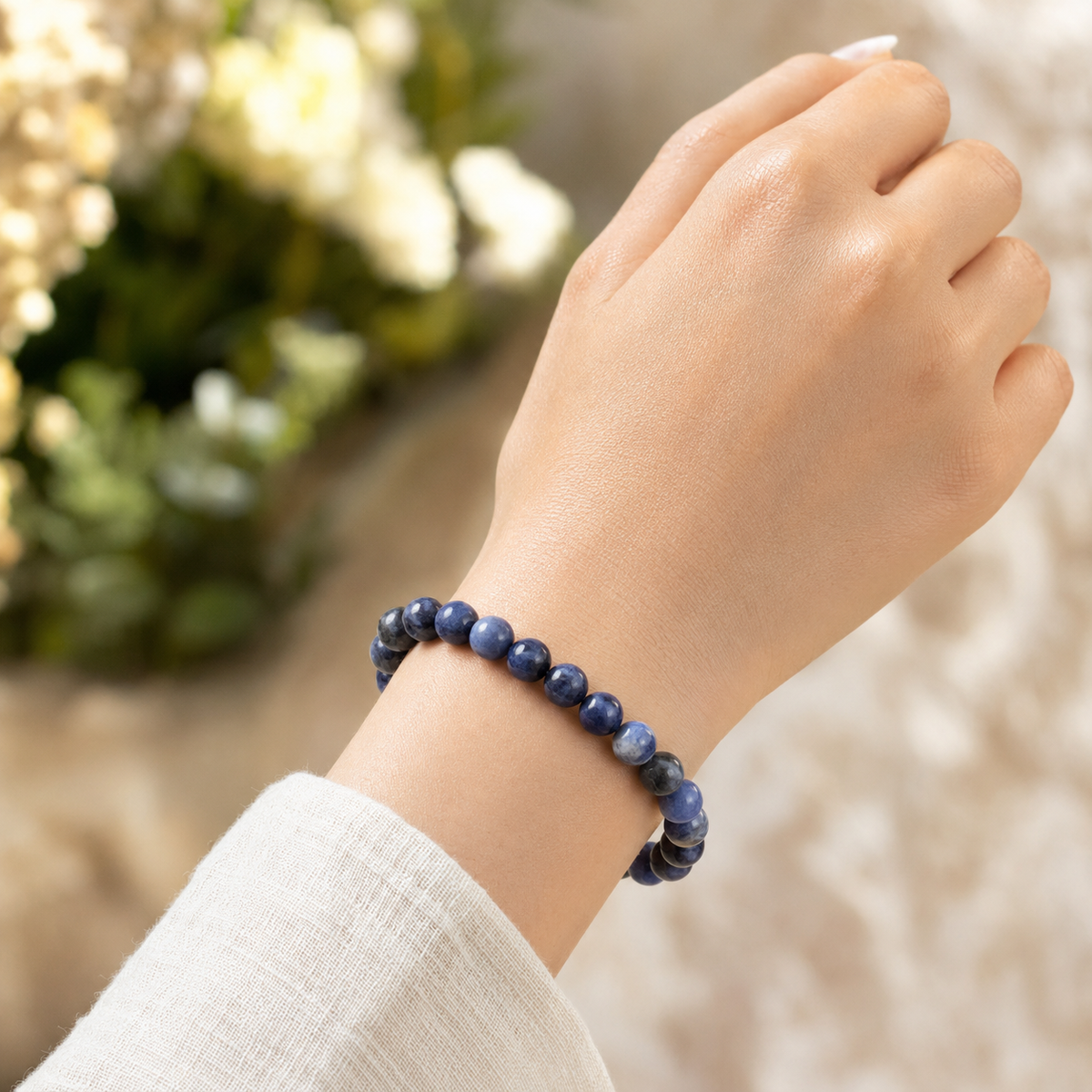Sodalite Bracelet (Emotional Balance and Self-Acceptance)