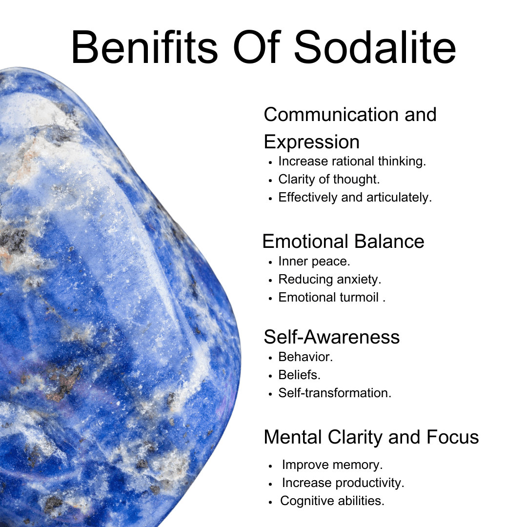 Sodalite Pyramids (Emotional Balance and Self-Trust)