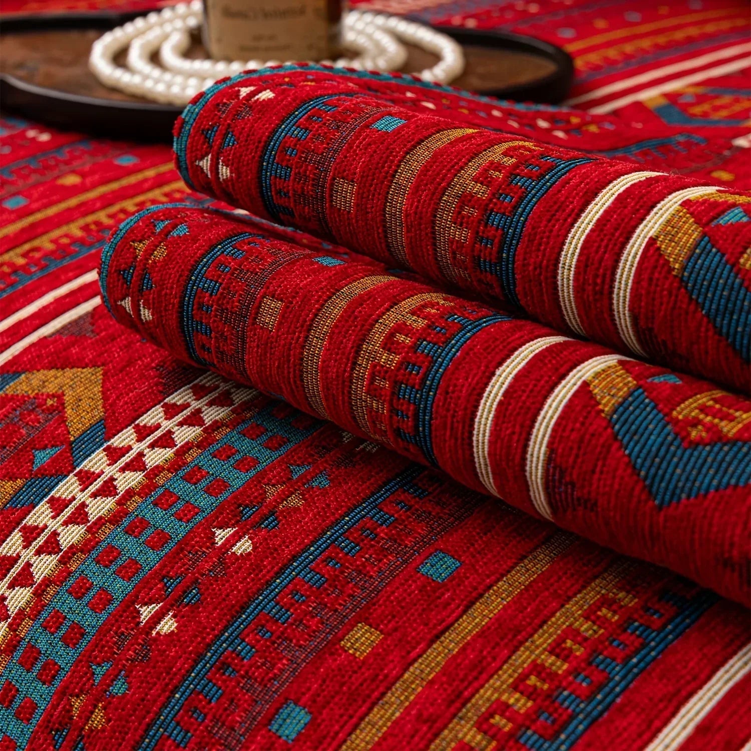 Sofa Cushion - Non-slip Chenille Geometric Multi-size